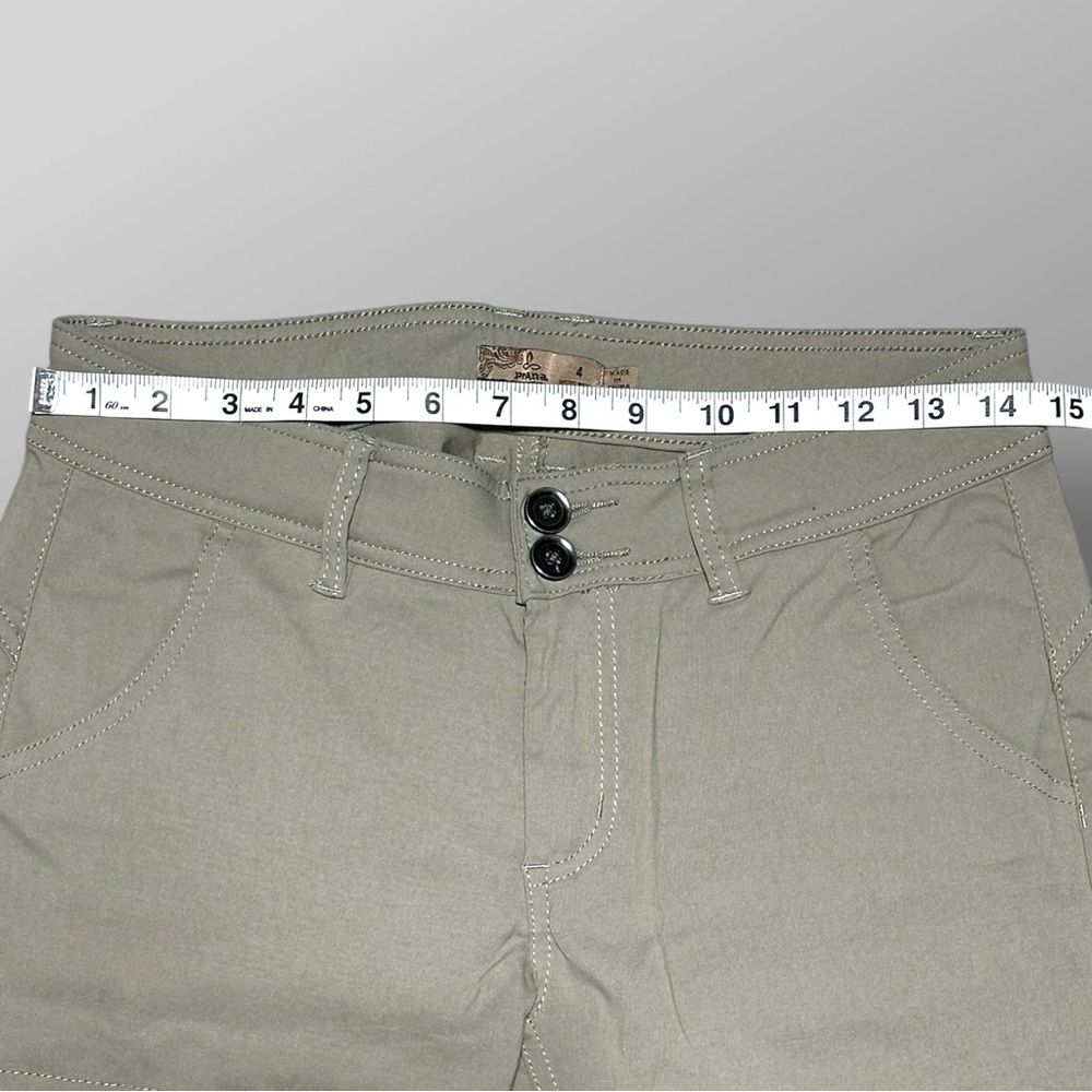 prAna Halle Hiking Pants Womens Sz 4 Short Roll Up Capri Original Stretch Zion - Picture 4 of 10